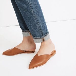 NWOB Madewell Emilia leather mules size 10